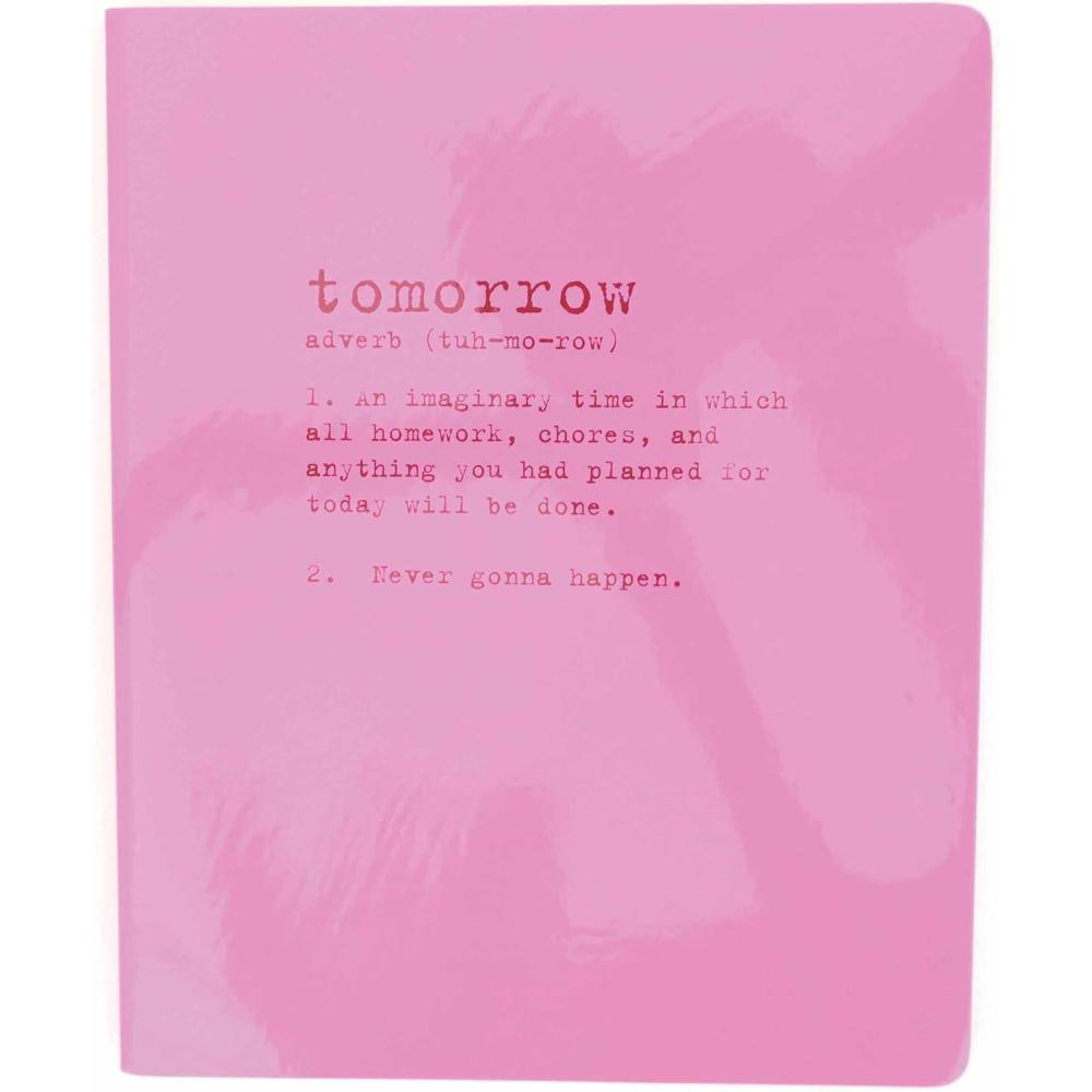 imageGraphique Weekly Vinyl Journal  Keep Growing Design  8quot x 10quot 120 Lined Pages  Features Year in Review PageTomorrow