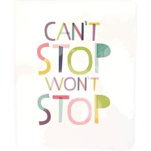 Graphique Weekly Vinyl Journal – Keep Growing Design – 8″ x 10″, 120 Lined Pages – Features Year in Review Page(Can’t Stop Won’t Stop)